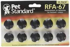 Piles Compatible PetSafe RFA-67 (Lot de 10)