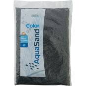 Sable aquatique 2-3 mm noir ébène 1kg pour aquarium. Animallparadise Noir