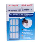 CatMate 2 filtres pour Fontaine à eau pour chien et