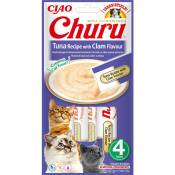 Churu - friandises pour chats en purée au thon & palourdes