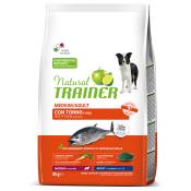 Natural Trainer Adult Medium thon & riz pour chien - 2 x 3 kg