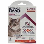 VETOCANIS Pipettes Anti-puces et anti-tiques Duo -
