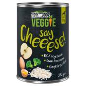 24x375g Greenwoods Veggie fromage cottage, œufs, pommes, brocolis - Pâtée pour chien