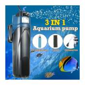 5W Uv Pompe a Air D'Aquarium Sterilisateur Filtrant Submersible Oxygene