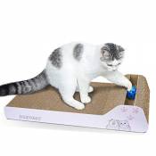 Aibuddy Grattoir à chat réversible en carton avec