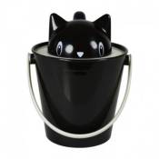 Crick - conteneur à croquettes pour chat - noir et blanc