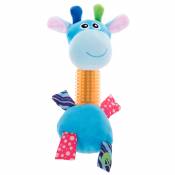 2 jouets Girafe Sam avec cou en TPR zoolove, pour chiot