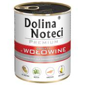 24 x 800 g Dolina Noteci Premium, boeuf, nourriture humide pour chiens