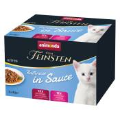 24 x 85 g nourriture pour chat lot mixte Animonda vom Feinsten Adult Raffinesse in Sauce Kitten
