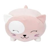 Home Deco Kids - Peluche Coussin Chat Rose
