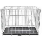 INLIFE Cage métallique et pliable pour chiens XL