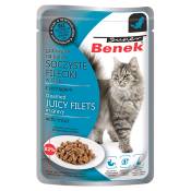 Lot Super Benek Filets en sauce 56 x 85 g pour chat