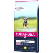 2x12kg Eukanuba Grain Free Puppy Small / Medium Breed poulet - Croquettes pour chien