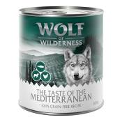 6x800g The Taste Of The Mediterranean Wolf of Wilderness - Pâtée pour chien