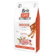 2x7kg Brit Care sans céréales Indoor Anti-stress - Croquettes pour chat