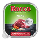 9x300g Rocco Menu bœuf - Pâtée pour chien