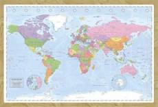 Landkarten Version 2 Poster Carte politique du monde