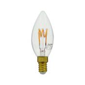 Ampoule led Flamme / Vintage, culot E14, 4W cons. (18W eq.), 180 lumens, lumière blanc chaud - RFDV130FS - Xanlite