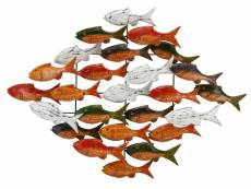 Banc de poissons en albasia multicolore