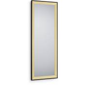 Branda - Miroir avec cadre - Noir/Or - 50x150cm - Noir/Or