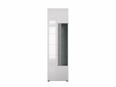 Cabinet - mélaminé - blanc - 57 - 200 - 37 cm