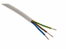 Câble d'alimentation électrique ho5vv-f 3g1,5 blanc - 50m 112070