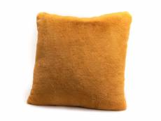 Coussin luxe 50x50 cm curry