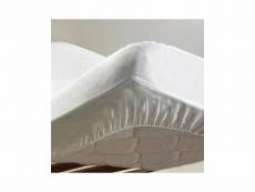 Doulito-alèse protège-matelas 80 x 200 cm imperméable 100% coton france - blanc