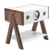 Enceinte Bluetooth Cube / Corian® - La Boîte Concept blanc en bois