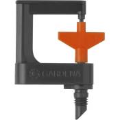 GARDENA Miro-asperseur rotatif 360° − Orange/Gris − Micro-Drip-System − Contenu 2 pièces − Fariqué en Allemagne