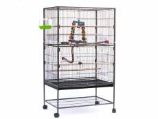 Hombuy® volière cage à oiseaux canaries perruches volière habitat oiseaux cage pour animaux