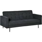 Homcom - Canapé convertible 2 places style Chesterfield