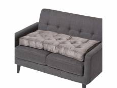 Homescapes coussin rehausseur pour canapé en suédine, gris foncé CU1221