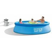 Intex - piscine easy 244X61CM avec pompe de filtration