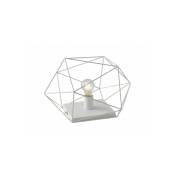 Lampe de table globe Abraxas blanc 26,5 Cm - Blanc