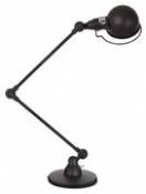 Lampe de table Signal / 2 bras - H max 60 cm - Jieldé noir en métal
