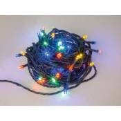 Light Creations - Shimmerlight led - 34 m - 1500 led - multicolore - câble vert - modulateur - 24 v