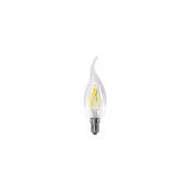 Matel - lampe à led bougie flamme filament E14 4 w