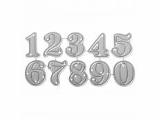 Matrice de découpe 1,9 x 0,8 cm - small numbers 59236000