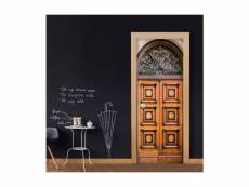 Papier-peint pour porte antique doors l 100 x h 210 cm A1-TNTTUR0124