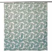 Rideau de douche en polyester oural green 180 x 200 cm - Decor - Allibert