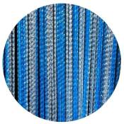 Rideau de porte en pvc bleu Rimini 90x210 cm - Bleu