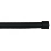 Secodir - lancaster - kit tringle extensible ø 16/19 mm 110 à 210 cm Coloris - Noir mat - Noir mat