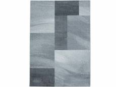 Square - tapis à formes géométrique - gris 080 x
