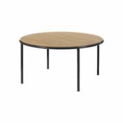 Table ronde Wooden / Ø 150 cm - Chêne & acier - valerie