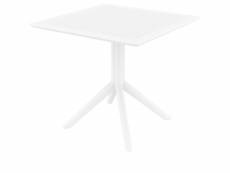 Table sky 800x800 - resol - blanc - polypropylène