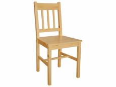 Vidaxl chaises à manger lot de 4 bois de pin 241515
