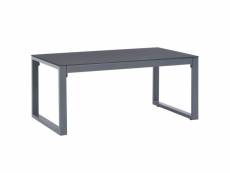Vidaxl table basse 90x50x40 cm aluminium 47254