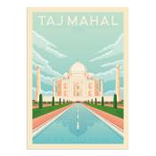 Affiche Taj Mahal 21x29,7 cm