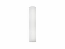 Applique en verre cylindrique zola h39 cm - blanc